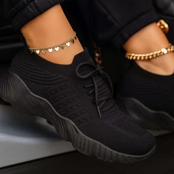 Monarch RespiraFlex Trainers – Breathable Mesh with Laces, EVA Sole