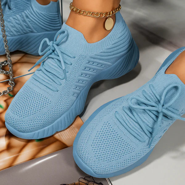 Monarch RespiraFlex Trainers – Breathable Mesh with Laces, EVA Sole