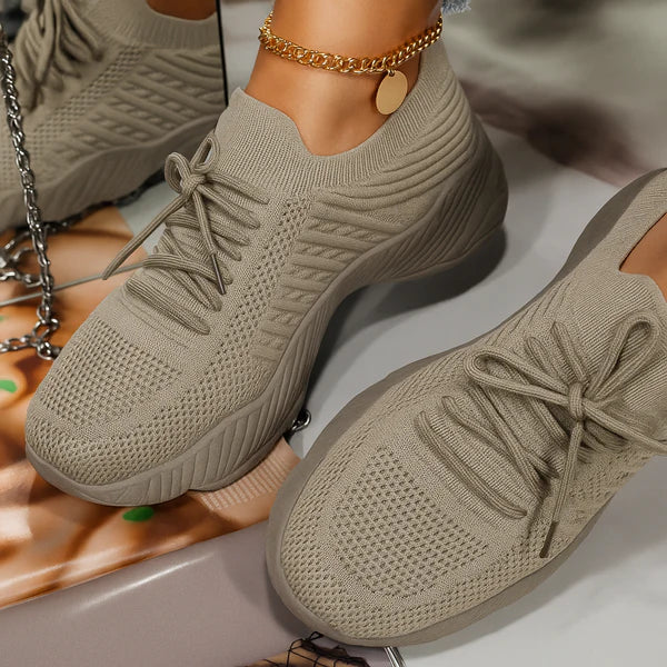 Monarch RespiraFlex Trainers – Breathable Mesh with Laces, EVA Sole