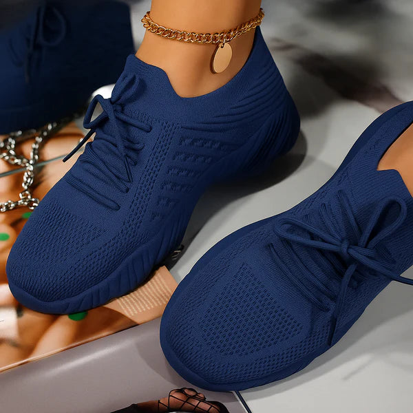 Monarch RespiraFlex Trainers – Breathable Mesh with Laces, EVA Sole