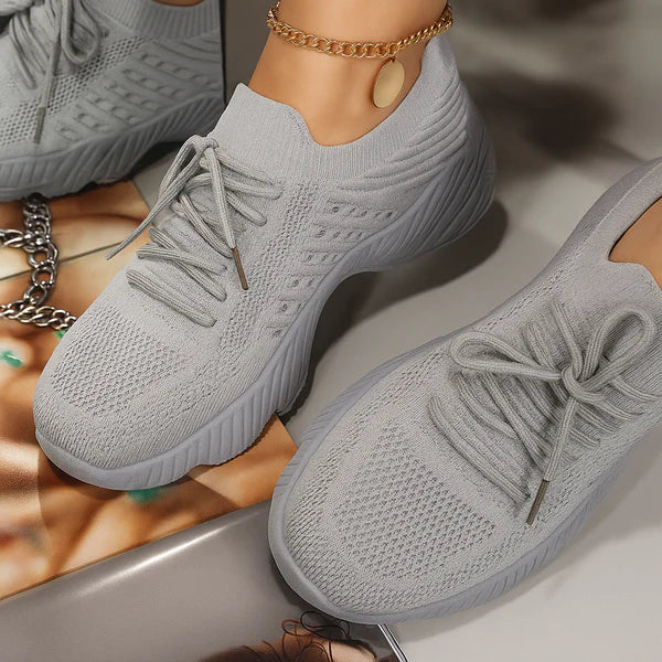 Monarch RespiraFlex Trainers – Breathable Mesh with Laces, EVA Sole