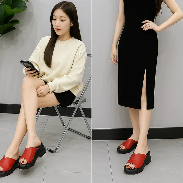 Monarch – Women’s Mule NoirLift™ – Elegant Comfort