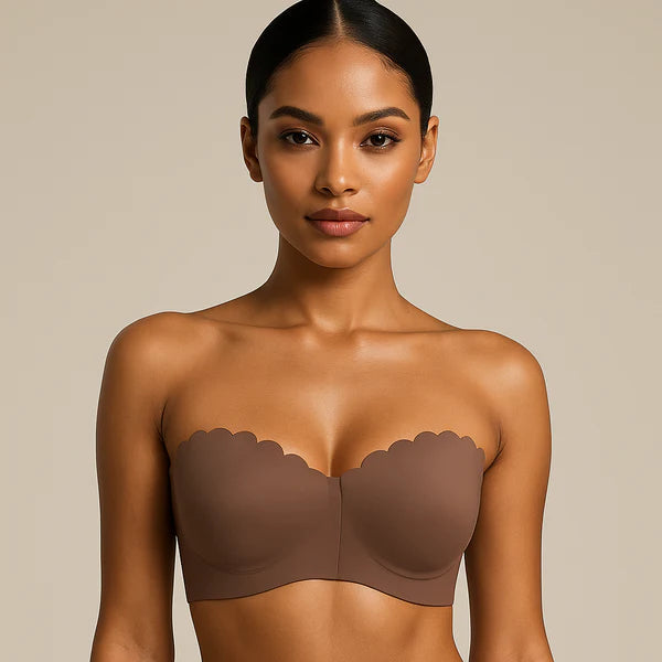 Monarch – Invisible Strapless Push-Up Bra – Front Closure & Gather Effect
