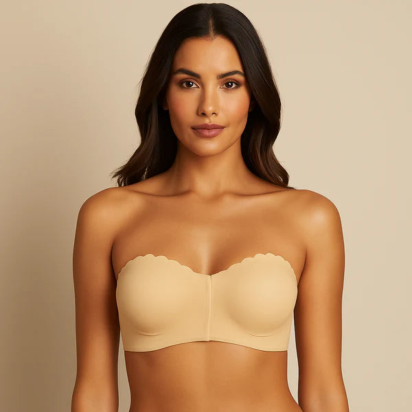 Monarch – Invisible Strapless Push-Up Bra – Front Closure & Gather Effect