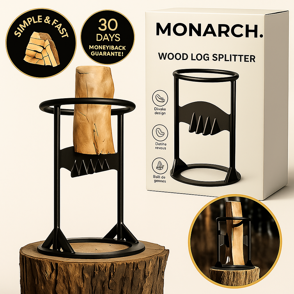 SafeSplit™ Wood Log Splitter – Safety, Power and Simplicity