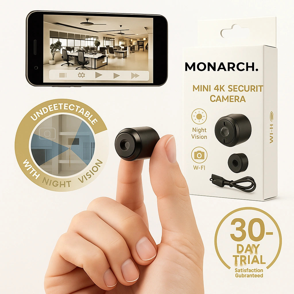 SpyCam™ 4K – Mini Undetectable Spy Camera with Night Vision and Wi-Fi | Pay 1, Get 2