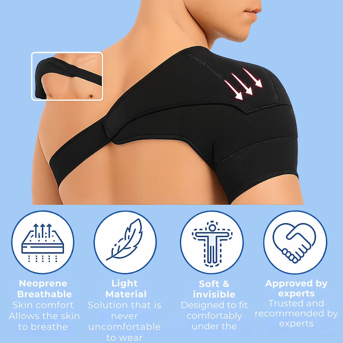 ErgoShoulder™ – Ergonomic Shoulder Support and Protection
