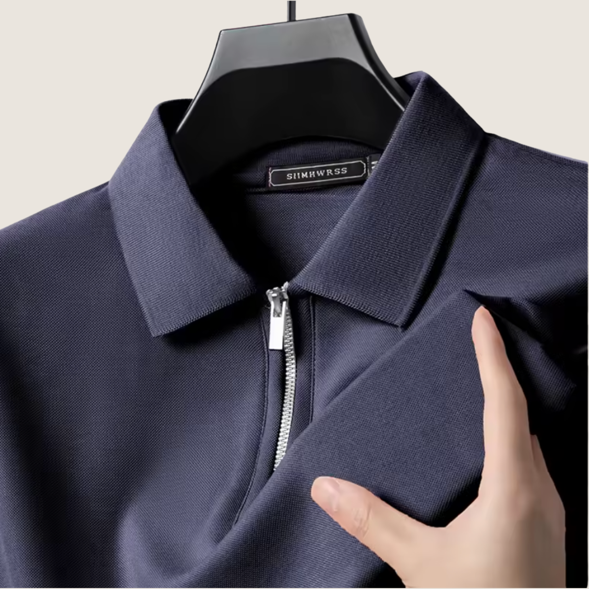 Monarch – Men’s Zip Polo – Modern Style & Light Comfort