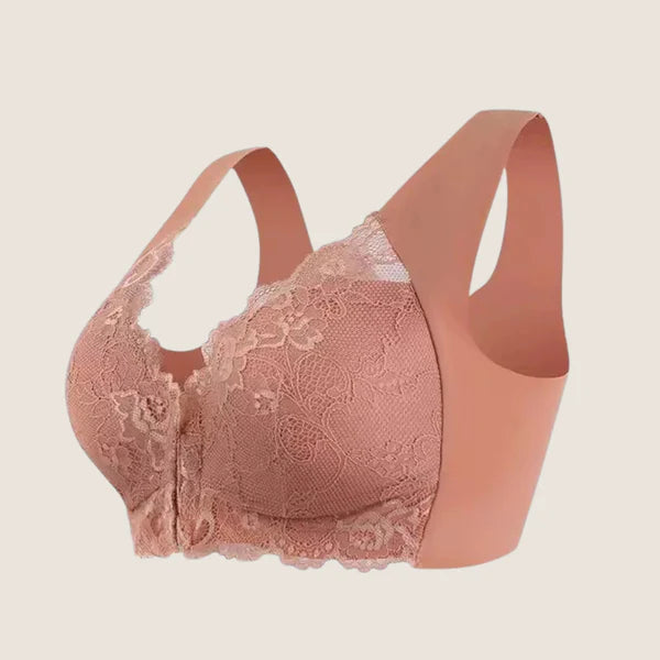 Monarch – Sexy Lace Bra – Plus Size Comfort Push-Up with Front Closure