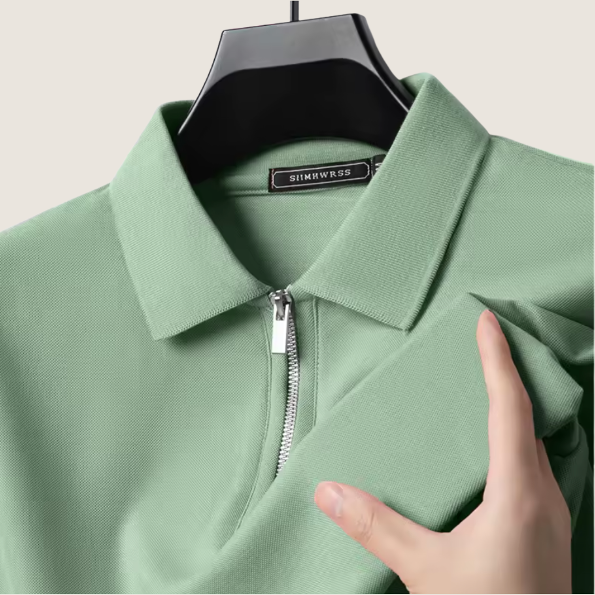 Monarch – Men’s Zip Polo – Modern Style & Light Comfort