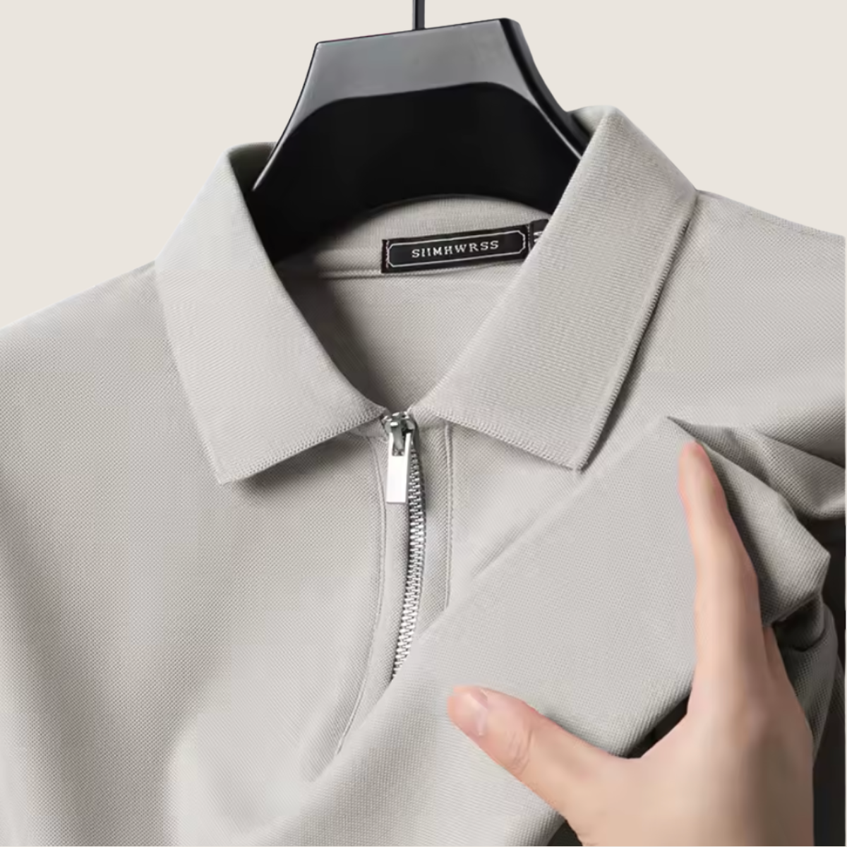 Monarch – Men’s Zip Polo – Modern Style & Light Comfort