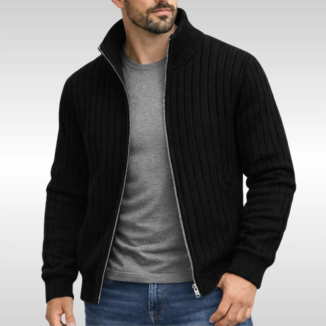 Monarch Wear | Elegant Classic Zip Jacket – RibbedWarm™