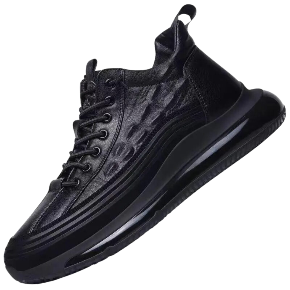 Monarch Wear - Italian Crocodile Print Air Cushion Casual Shoes for Men