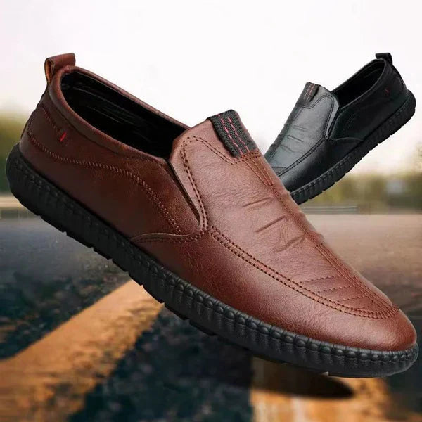 Monarch Wear - Leather Slip-On Moccasins for Men