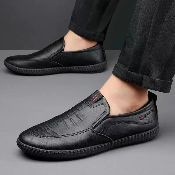Monarch Wear - Leather Slip-On Moccasins for Men