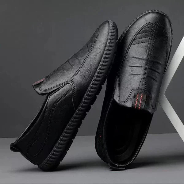 Monarch Wear - Leather Slip-On Moccasins for Men
