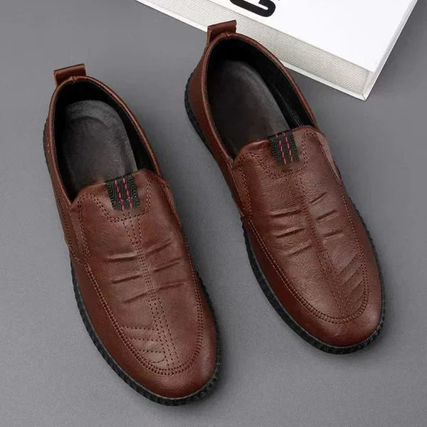 Monarch Wear - Leather Slip-On Moccasins for Men