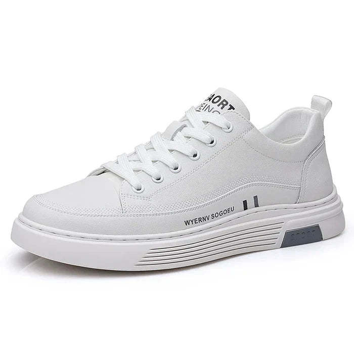 Monarch Wear – Casual Leather Trainers – Low-Top Sport – BUY 1, GET 2 FREE