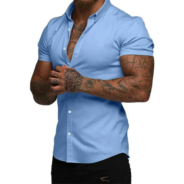 Slim EasyFit™ Shirt – Style and Comfort with 4D Stretch Technology