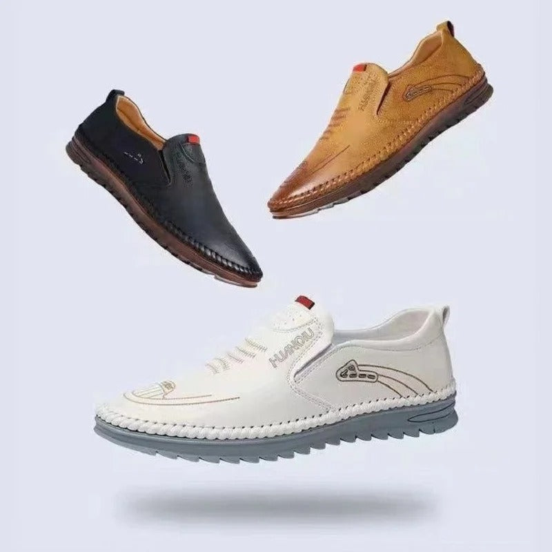 Monarch Wear - Leather Slip-On Moccasins for Men - LIMITED STOCK