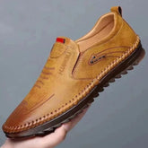 Monarch Wear - Leather Slip-On Moccasins for Men
