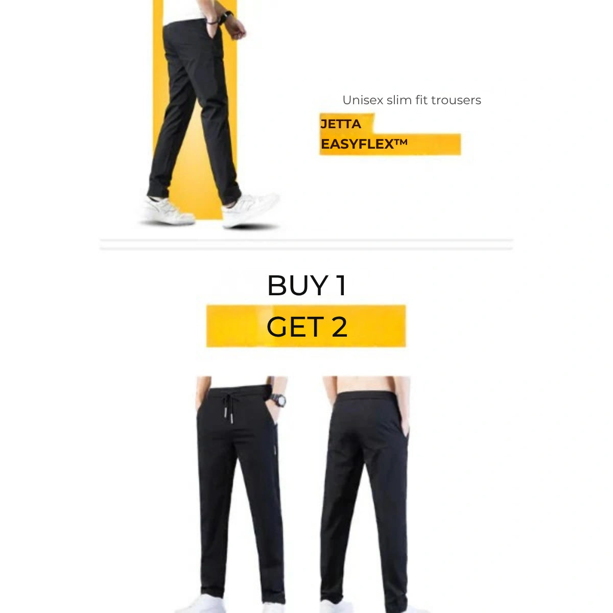 Monarch Wear - EasyFlex™ Unisex Slim Pants [BUY 1, GET 2] - [PROMOTION]
