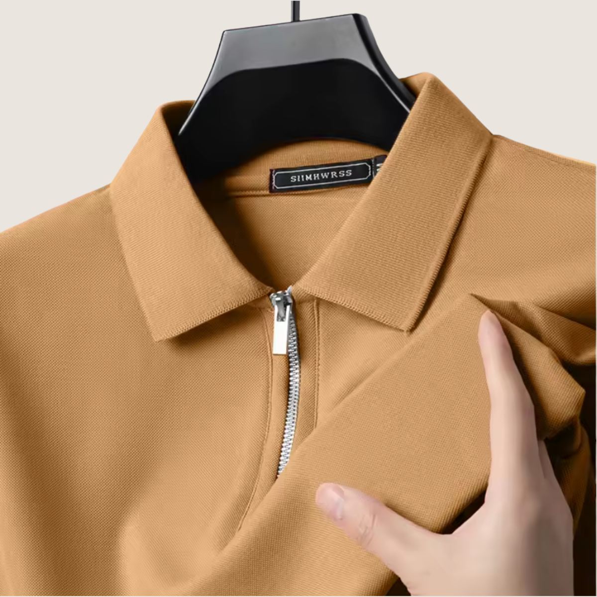 Monarch – Men’s Zip Polo – Modern Style & Light Comfort