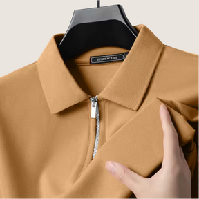 Monarch – Men’s Zip Polo – Modern Style & Light Comfort