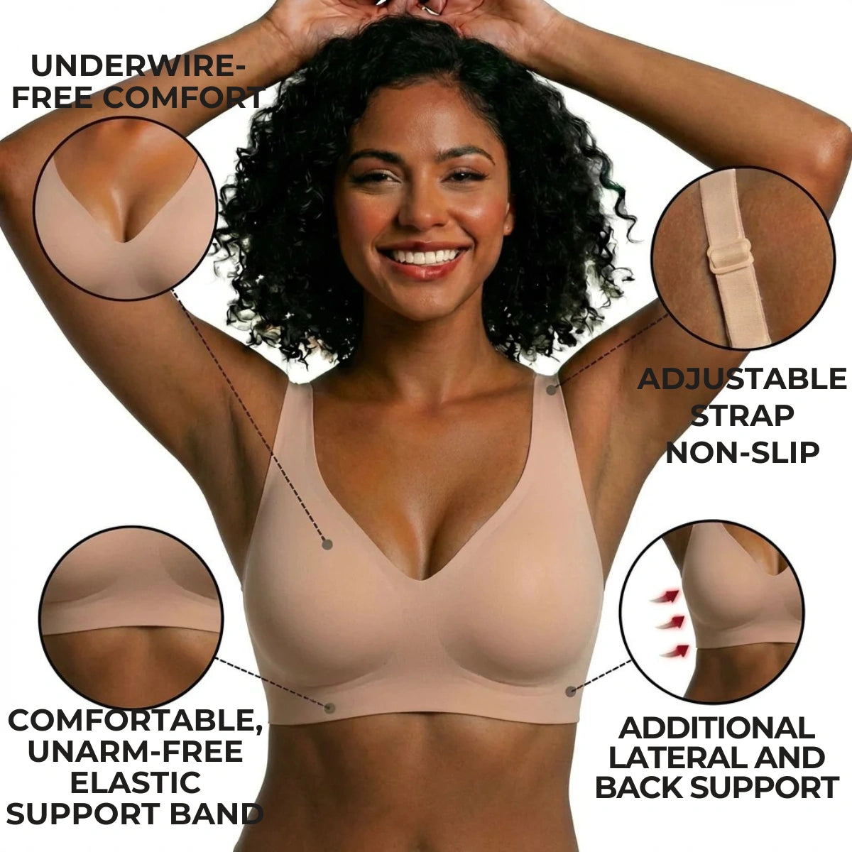Monarch Wear |  Second Skin Bra - Nuvia™
