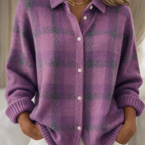 Monarch Wear™ | Cardigan Rétro Check™