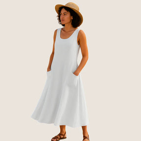 Monarch Isadora Midi Dress – Casual Elegance with Pockets