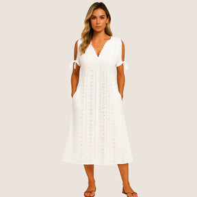 Monarch Sofie Midi Lace Dress – Casual Elegance