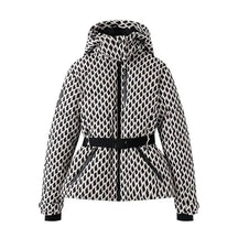 AuraBelt™ – Warm, Windproof & Elegant Belted Quilted Ski Jacket