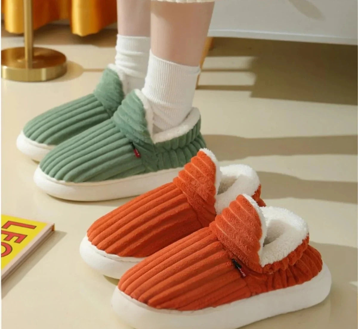 FluffEase™ Therapeutic Winter Slippers – Warmth Anytime