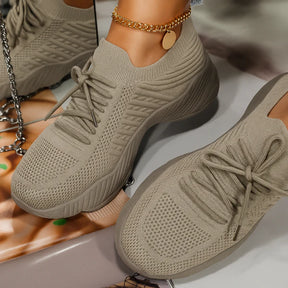 Monarch RespiraFlex Trainers – Breathable Mesh with Laces, EVA Sole