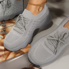 Monarch RespiraFlex Trainers – Breathable Mesh with Laces, EVA Sole