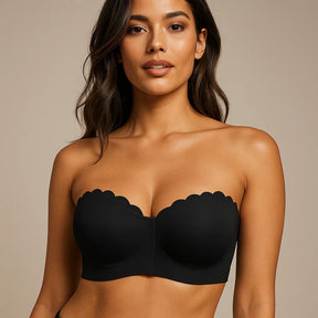 Monarch – Invisible Strapless Push-Up Bra – Front Closure & Gather Effect