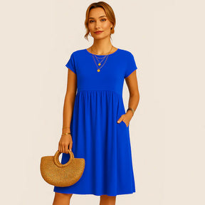 Monarch Alice Short Linen Dress – Casual Elegance for Every Day