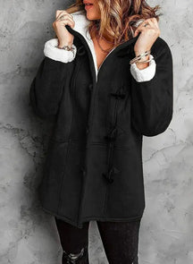 Women's Fleece-Lined Hooded Winter Coat