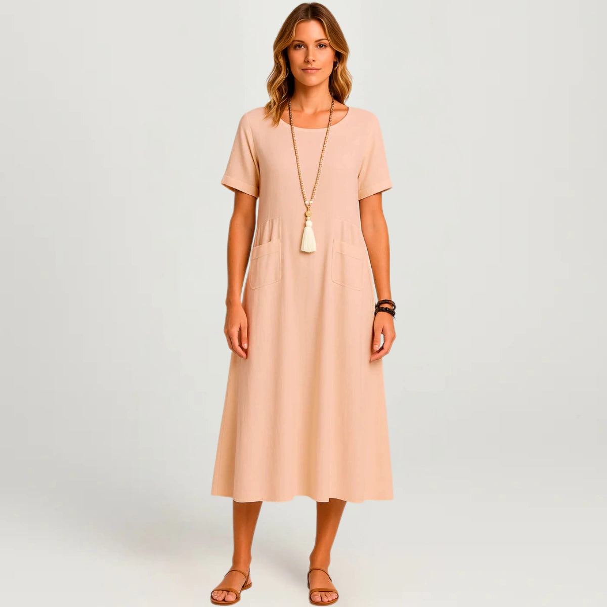 Giulia Midi Dress – Casual Elegance for Every Occasion