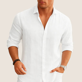 Monarch Linen & Cotton Shirt – Casual Elegance for Autumn