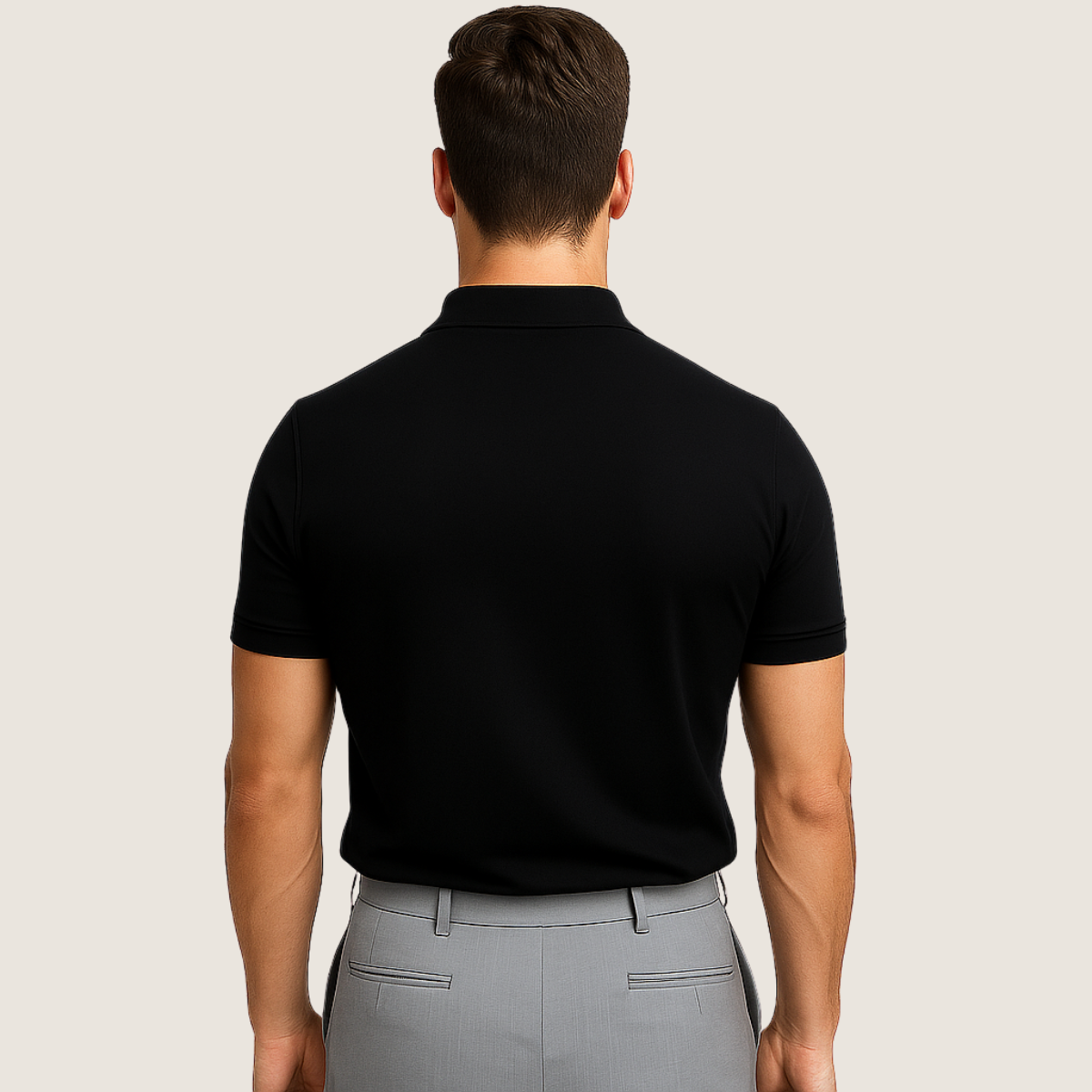 Monarch – Men’s Zip Polo – Modern Style & Light Comfort