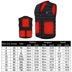 ThermoVest™ – Smart Heated USB Gilet: Warm, Lightweight & Unisex