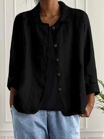 Women's Casual Button-Front Jacket