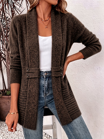 Women's Longline Knit Cardigan Winter
