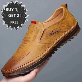 Monarch Wear - Leather Slip-On Moccasins for Men - [BUY 1, GET 2 FREE]