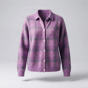 Monarch Wear™ | Cardigan Rétro Check™