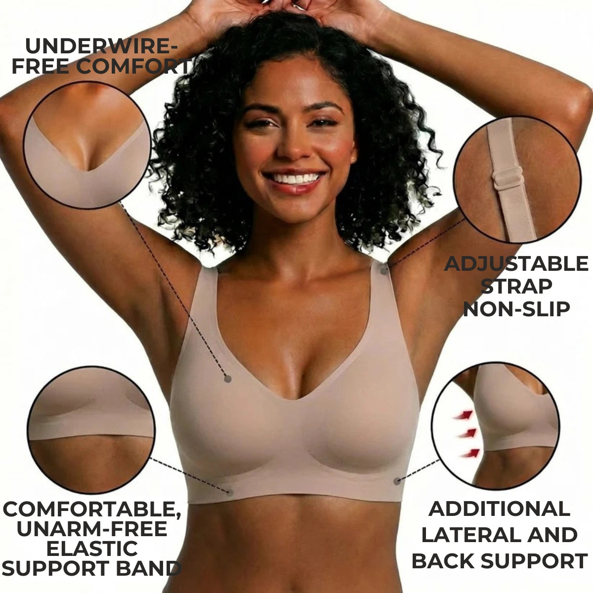 Monarch Wear |  Second Skin Bra - Nuvia™