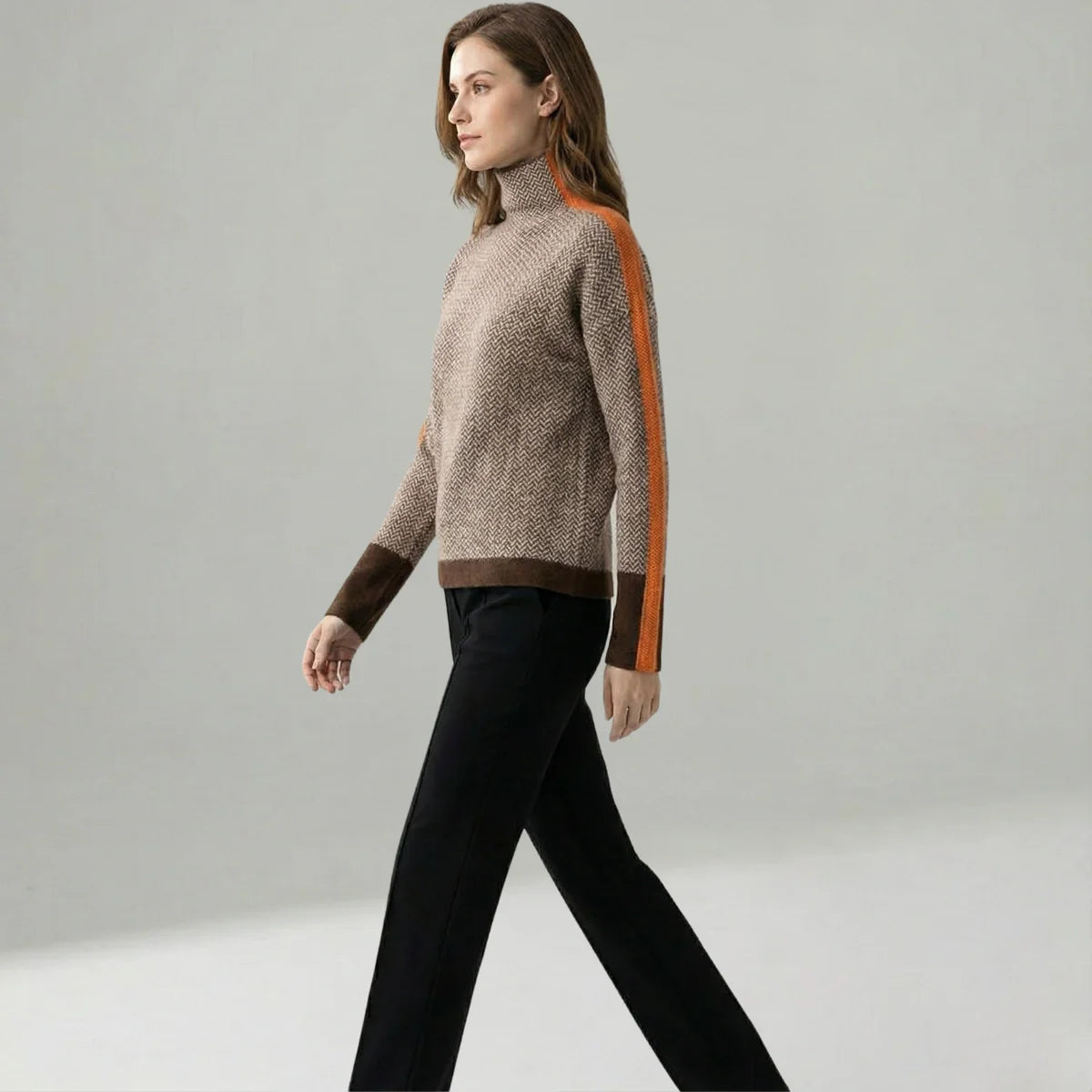 Monarch Wear™ | Clémence Roll Neck Jumper Signature™