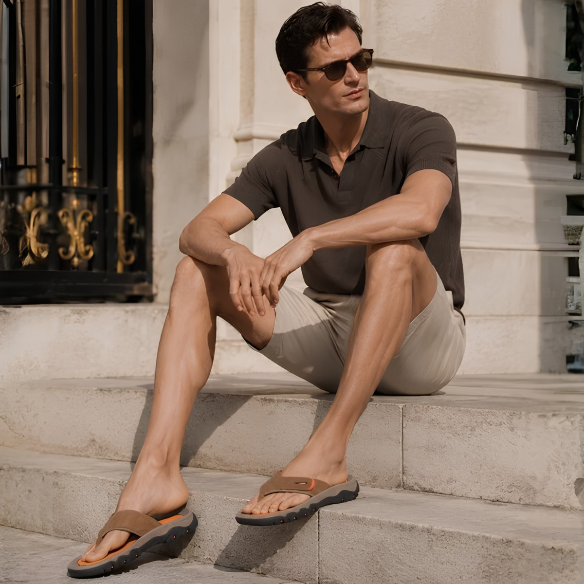 Sorrento™ | Men's Leather Summer Sandals